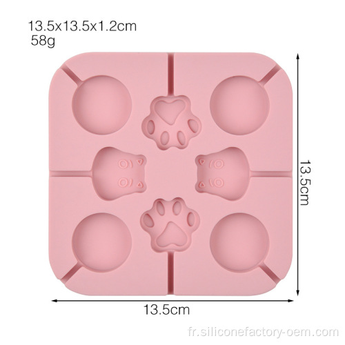 Moule à sucette au chocolat en silicone